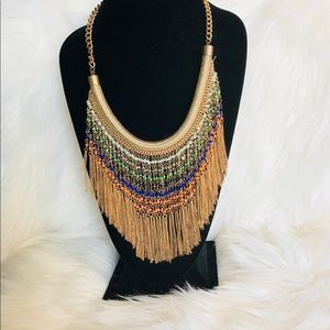 Aztec/ Indian Inspired Boho Necklace